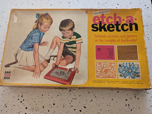 Vintage etch sketch denys - vintage,