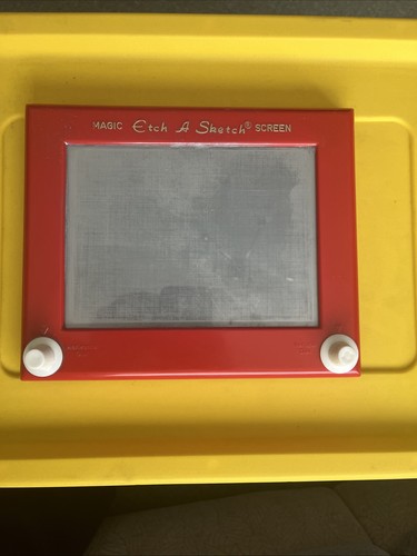 Vintage magic etch sketch - etch,