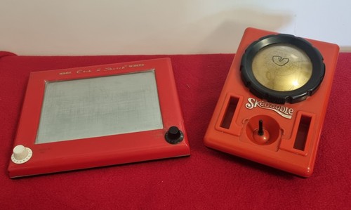 Vintage skedoodle game - &, etch