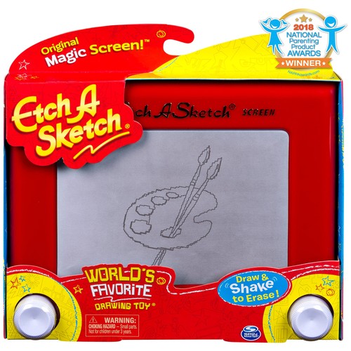 Etch sketch classic drawing - a,