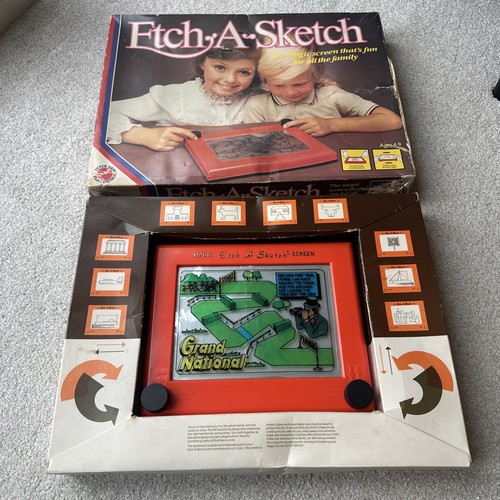 Etch sketch vintage in - vintage,