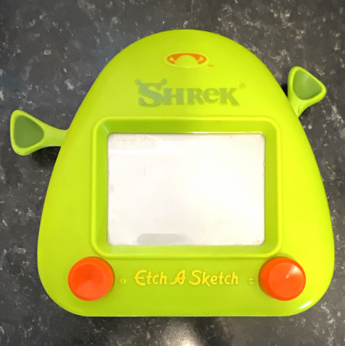 Shrek etch sketch drawing - shrek,