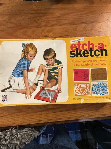 Vintage etch sketch denys - vintage,