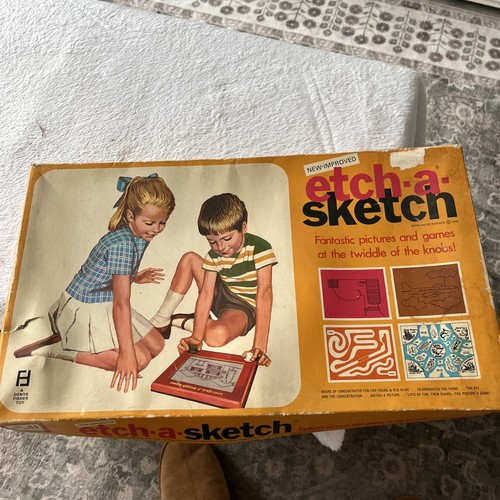Vintage etch sketch - vintage, etch-a-sketch