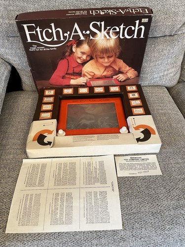 Vintage etch sketch 1970 - etch,