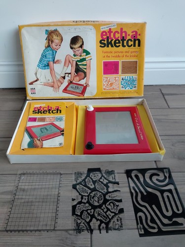 Vintage etch sketch - vintage, etch-a-sketch