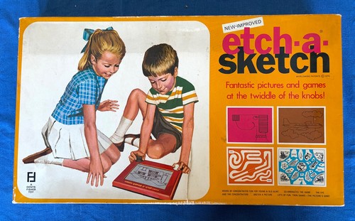 Vintage etch sketch denys - vintage,