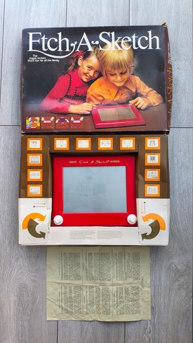 Vintage etch sketch boxed - vintage,