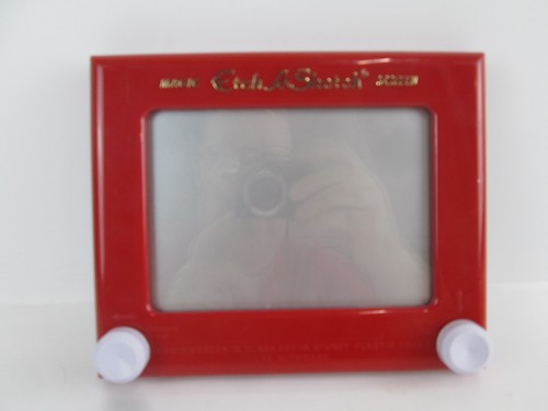 Vintage magic etch - a, sketch