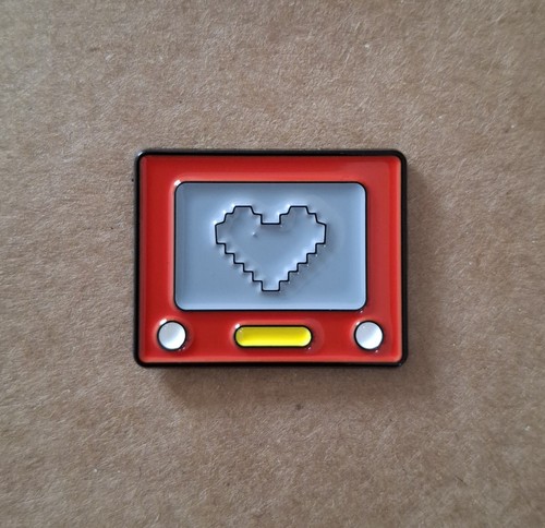 Etch sketch enamel metal - enamel,