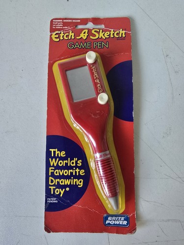 Etch sketch game - a, pen