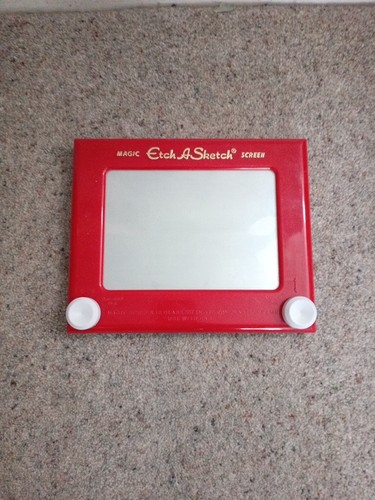 Classic etch sketch - etch, red