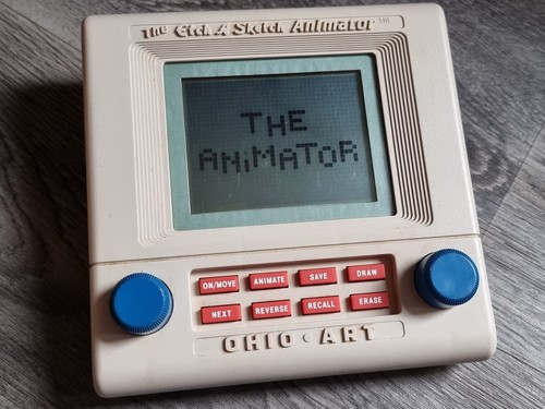 Vintage etch sketch animator - etch, a