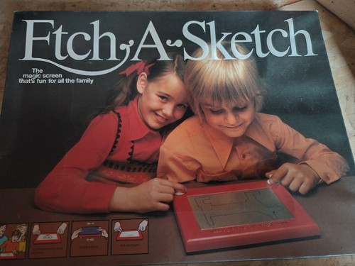 Vintage 1970s etch sketch - vintage, a