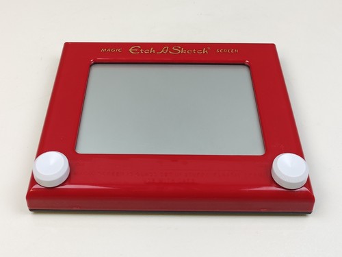 Etch sketch classic drawing - a,